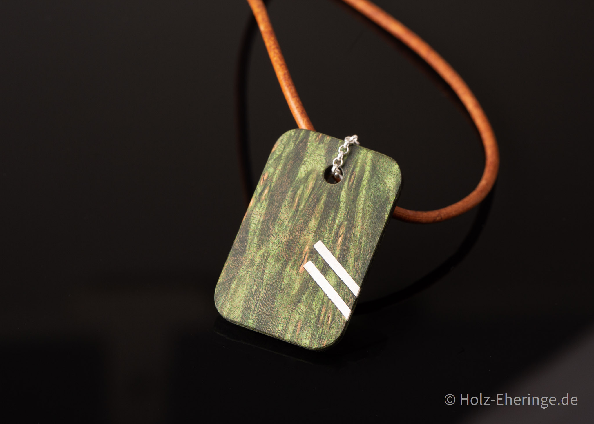 Valentinsgeschenk für Freund Dog Tag 4 Ahornmaser grün