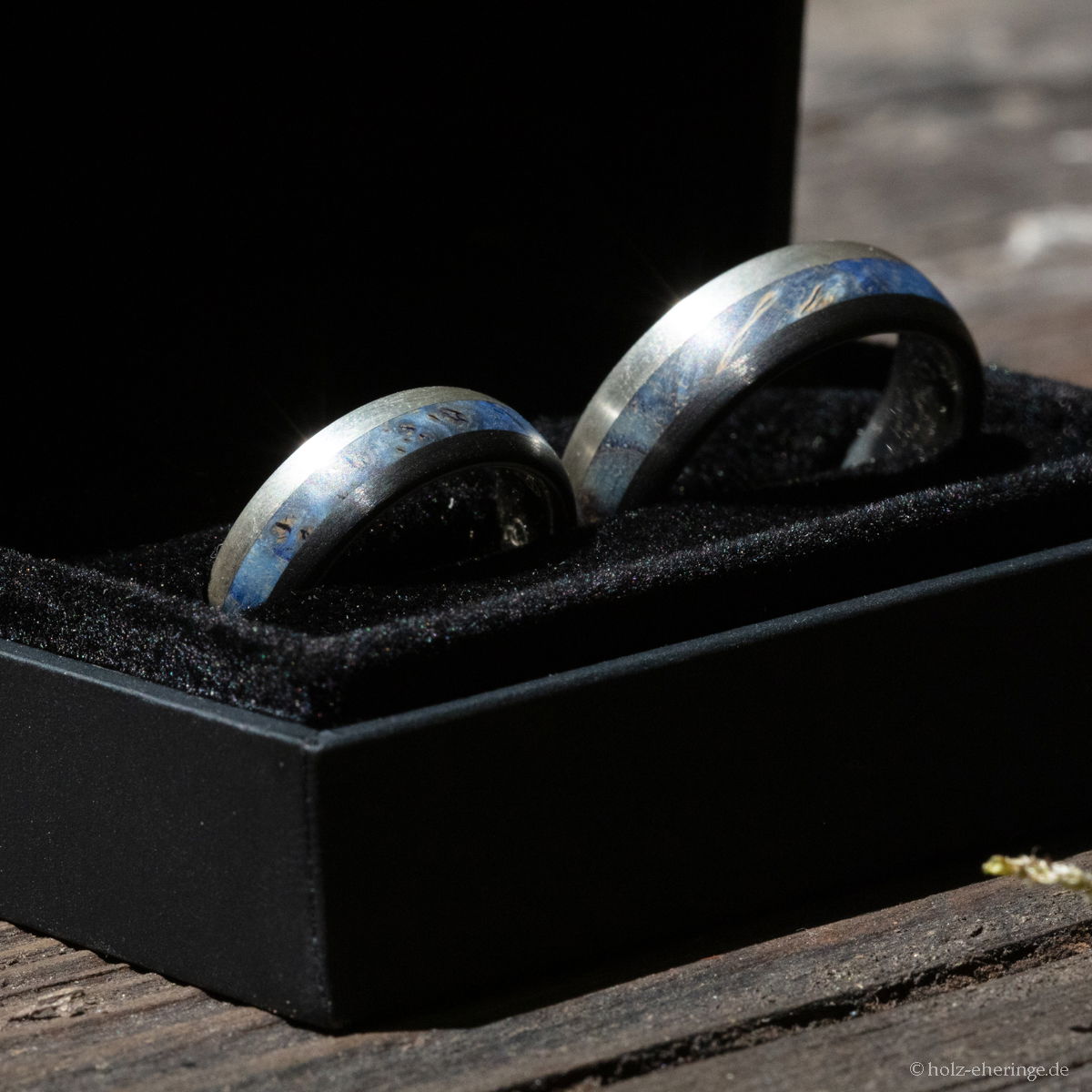 Ein Symbol Ihrer Liebe - 7th Edition Classic Carbon-Silber Partnerringe 2025 7th Edition Classic Carbon-Silber Partnerringe