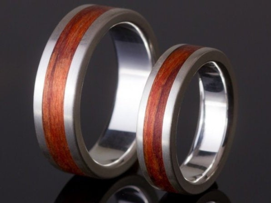 3rd Edition Partnerringe Cocobolo Bentwood